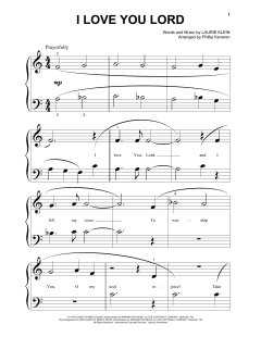 I Love You Lord (Download) 