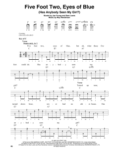 Five Foot Two, Eyes Of Blue von Ray Henderson (Download) 