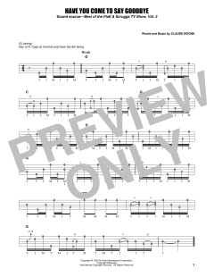 Have You Come To Say Goodbye von Earl Scruggs (Download) 