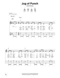 Jug Of Punch von Ulster Folk Song (Download) 