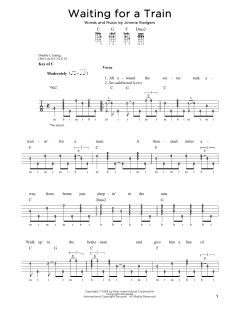 Waiting For A Train von Jimmie Rodgers (Download) 