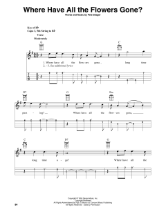 Where Have All The Flowers Gone? von Pete Seeger (Download) 