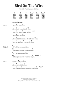 Bird On The Wire von Leonard Cohen (Download) 