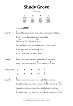 Shady Grove von Traditional Folksong (Download) 