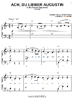 Ach Du Lieber Augustin von German Folksong (Download) 