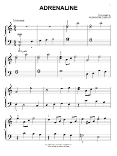Adrenaline von Alexandre Desplat (Download) 