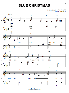 Blue Christmas von Elvis Presley (Download) 