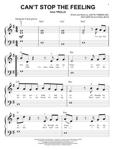 Can't Stop The Feeling von Justin Timberlake (Download) 