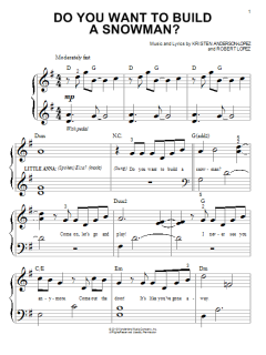 Do You Want To Build A Snowman? von Robert Lopez (Download) 