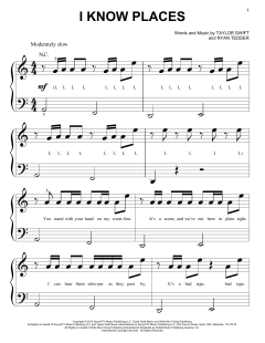 I Know Places von Taylor Swift (Download) 