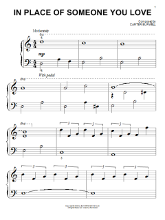 In Place Of Someone You Love von Carter Burwell (Download) 