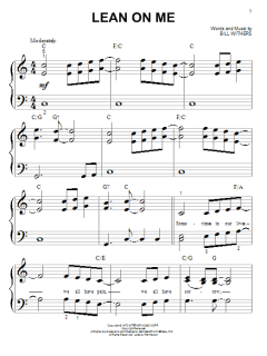 Lean On Me von Bill Withers (Download) 