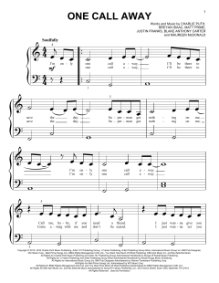 One Call Away von Charlie Puth (Download) 