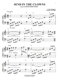 Send In The Clowns von Stephen Sondheim (Download) 
