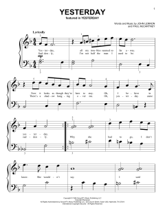 Yesterday von The Beatles (Download) 