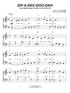 Zip-A-Dee-Doo-Dah von Ray Gilbert (Download) 