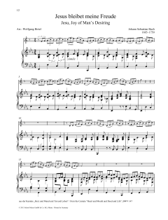 Jesu, Joy of Man's Desiring von Johann Sebastian Bach (Download) 