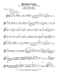 Bernie's Tune von Mike Stoller (Download) 