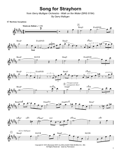 Song For Strayhorn von Gerry Mulligan (Download) 