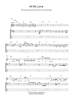 All My Love von Led Zeppelin (Download) 