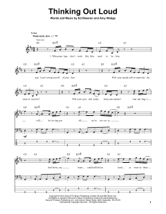 Thinking Out Loud von Ed Sheeran (Download) 