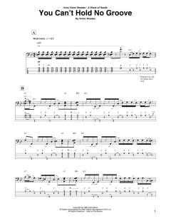 You Can't Hold No Groove von Victor Wooten (Download) 