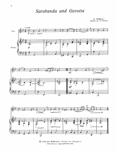 Sarabande And Gavotte, Op. 5 von Arcangelo Corelli (Download) 