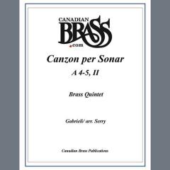 Canzon per Sonar A 4-5, II - Trumpet 1 in Eb (Alt) von Canadian Brass Quintet (Download) 