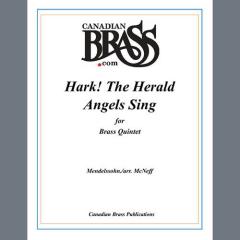 Hark! The Herald Angels Sing - Full Score von Canadian Brass Quintet (Download) 