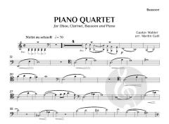 Piano Quartet, arr. Oboe, Clarinet, Bassoon & Piano von Martin Gatt 