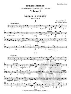 Trattenimenti armonici per camera - 12 Sonatas, op. 6 No. 1-4, Vol. 1 von Tomaso Giovanni Albinoni 