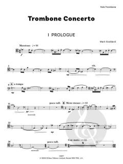 Trombone Concerto op. 65 von Mark Goddard 