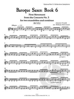 Baroque Saxes 6 von Antonio Vivaldi (Download) 