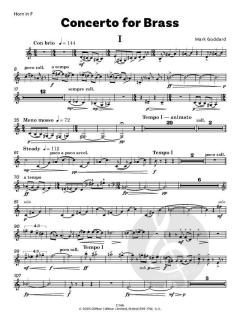 Concerto for Brass von Mark Goddard 