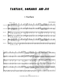Fanfare, Romance and Jig von Mark Goddard 