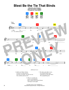Blest Be The Tie That Binds von Lowell Mason (Download) 