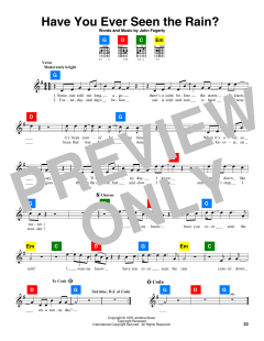 Have You Ever Seen The Rain? von Creedence Clearwater Revival (Download) 