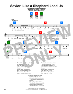 Savior, Like A Shepherd Lead Us von William B. Bradbury (Download) 