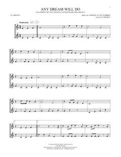 Any Dream Will Do von Andrew Lloyd Webber (Download) 