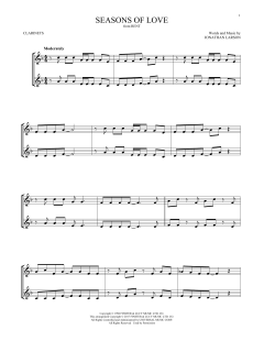 Seasons Of Love von Jonathan Larson (Download) 