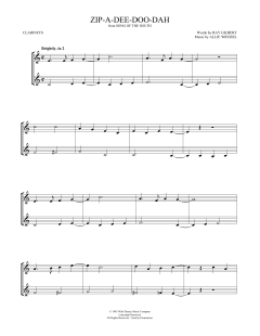 Zip-A-Dee-Doo-Dah von Ray Gilbert (Download) 