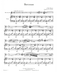 Berceuse von J.Ed. Barat (Download) 