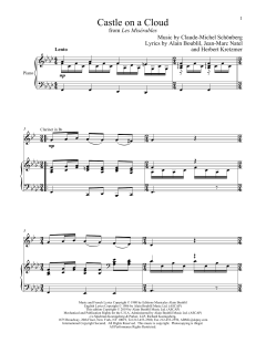 Castle On A Cloud von Alain Boublil (Download) 