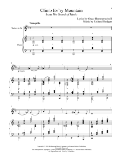 Climb Ev'ry Mountain von Richard Rodgers (Download) 