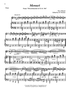 Menuet (Download) 