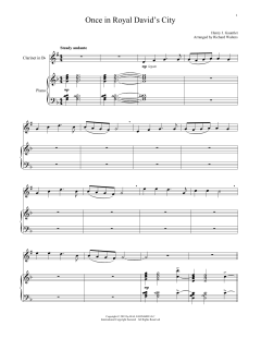 Once In Royal David's City von Cecil Frances Alexander (Download) 