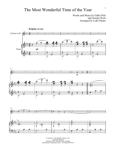The Most Wonderful Time Of The Year von George Wyle (Download) 