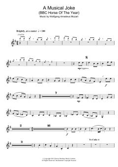 A Musical Joke von Wolfgang Amadeus Mozart (Download) 