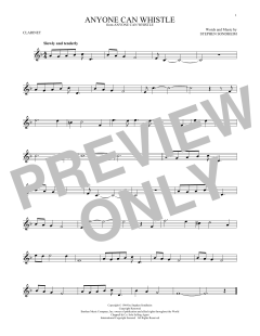 Anyone Can Whistle von Stephen Sondheim (Download) 