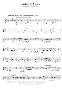 Ashes To Ashes von David Bowie (Download) 